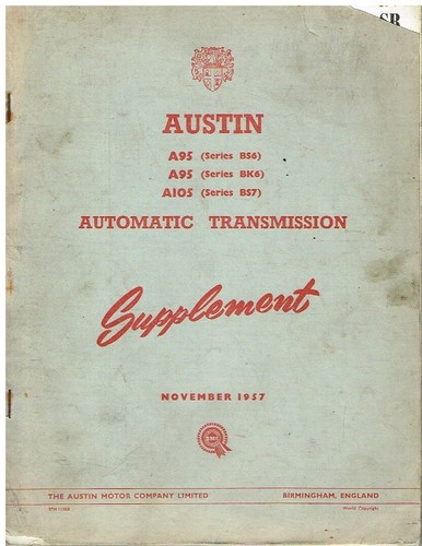 Austin a95 a105 - (bs6, bk6)